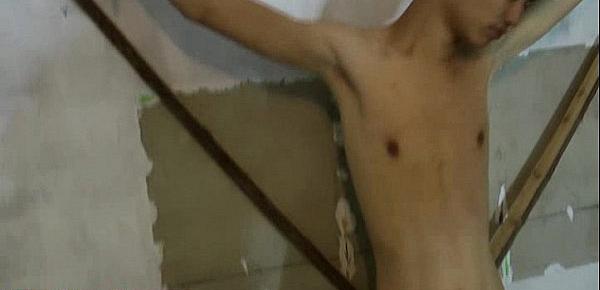  Tall Slim asian Slave Boy BDSM